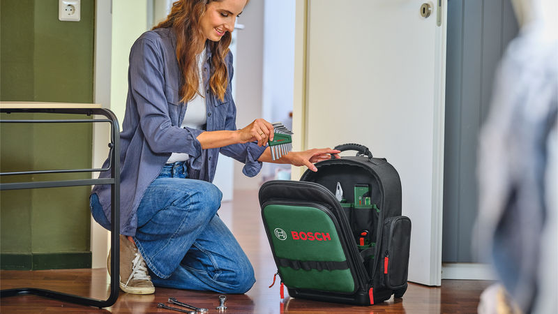 BOSCH Handwerkzeuge Werkzeugrucksack-Set 60-teilig BOSCH Handwerkzeuge Werkzeugrucksack-Set 60-teilig