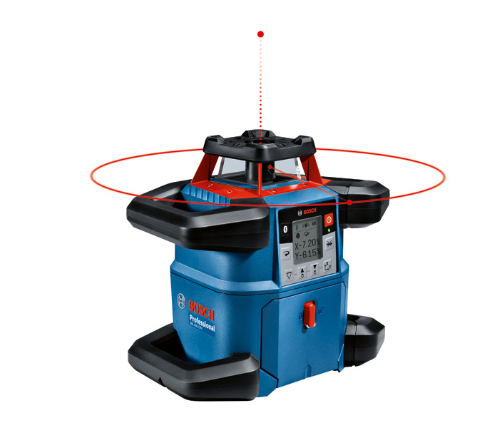 BOSCH Rotationslaser GRL 600 CHV + BT170HD, GR240