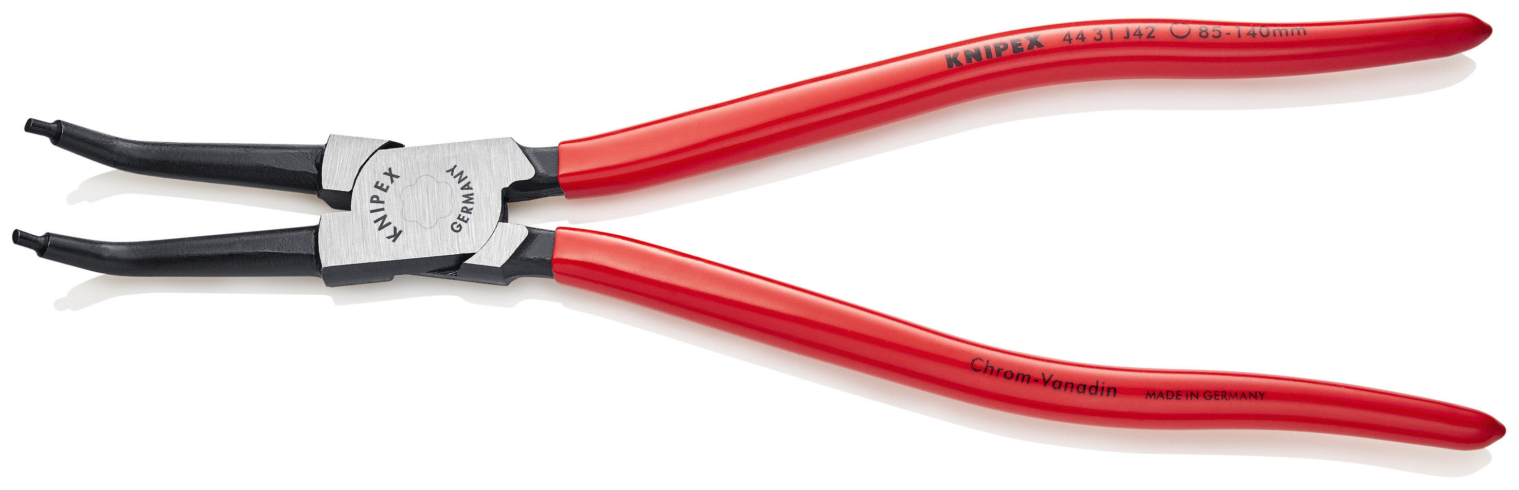 KNIPEX KNIPEX 44 31 J42 Sicherungsringzange für Innenringe in Bohrungen 45° gewinkelt 310 mm schwarz atramentiert mit Kunststoff überzogen poliert KNIPEX KNIPEX 44 31 J42 Sicherungsringzange für Innenringe in Bohrungen 45° gewinkelt 310 mm schwarz atramentiert mit Kunststoff überzogen poliert