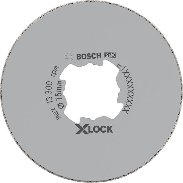 BOSCH PRO Ceramic dry Trockenbohrkrone, 75 x 35 mm, X-Lock