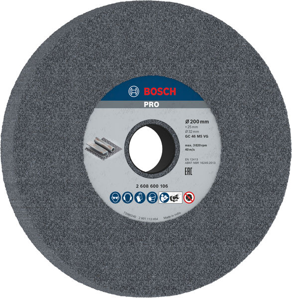 BOSCH PRO Metal Schleifscheibe, 200 x 25 x 32 mm, G46 BOSCH PRO Metal Schleifscheibe, 200 x 25 x 32 mm, G46