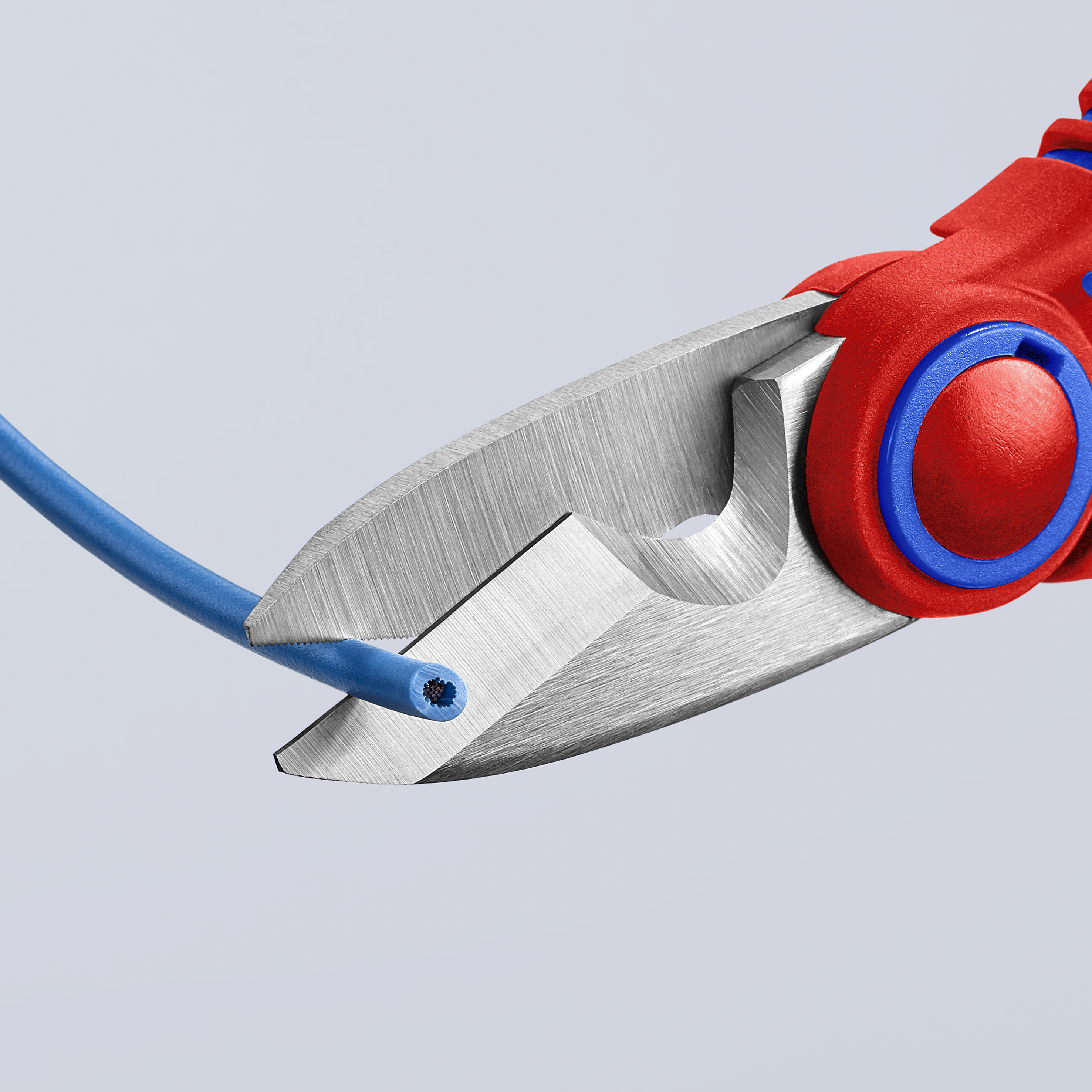 KNIPEX KNIPEX 95 05 10 SB Elektrikerscheren 190 mm mit Mehrkomponenten-Hüllen, glasfaserverstärkt poliert KNIPEX KNIPEX 95 05 10 SB Elektrikerscheren 190 mm mit Mehrkomponenten-Hüllen, glasfaserverstärkt poliert