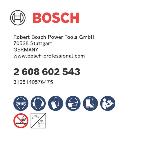 BOSCH Diamanttrennscheibe Standard for Concrete, 300 x 20,00/25,40 x 2,8 x 10 mm
