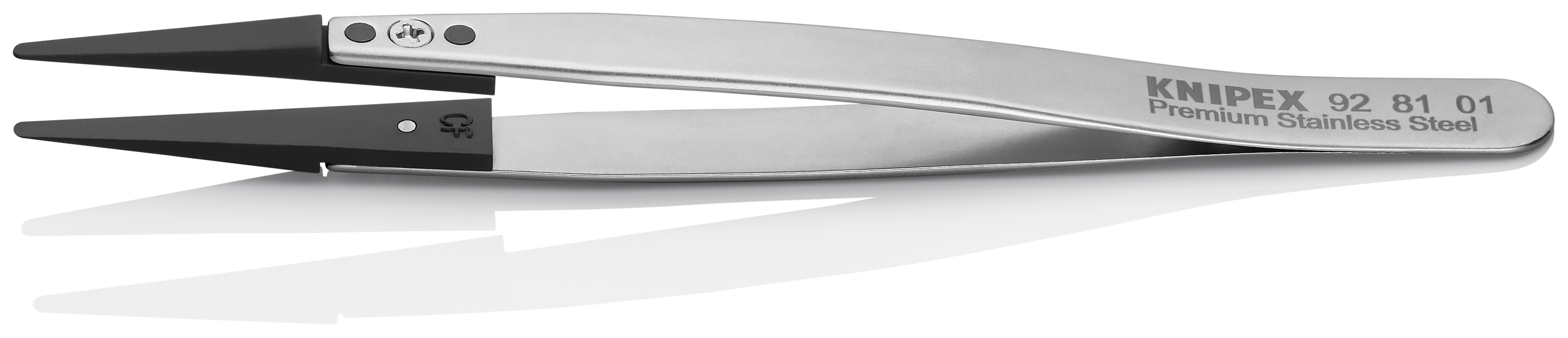 KNIPEX KNIPEX 92 81 01 Pinzette mit Wechselspitzen ESD 130 mm Glatt KNIPEX KNIPEX 92 81 01 Pinzette mit Wechselspitzen ESD 130 mm Glatt
