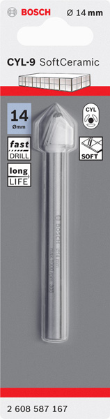 BOSCH Fliesenbohrer CYL-9 Ceramic, 14 x 90 mm BOSCH Fliesenbohrer CYL-9 Ceramic, 14 x 90 mm