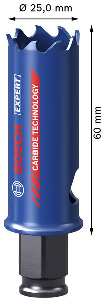 BOSCH EXPERT Multi Material Power Change Plus-Lochsäge, 25 x 60 mm BOSCH EXPERT Multi Material Power Change Plus-Lochsäge, 25 x 60 mm