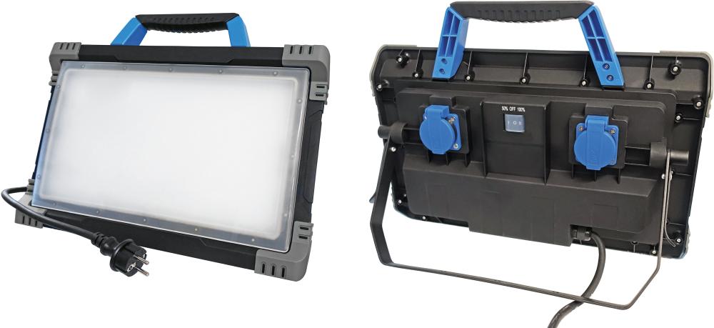 N.A. LED Strahler 45W, mobil Optiline, IP 54 2x SchukoDose IP54