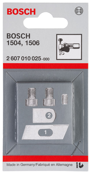 BOSCH Scherenmessersätze für Universalscheren GSC 2.8, Blech, 5-tlg.