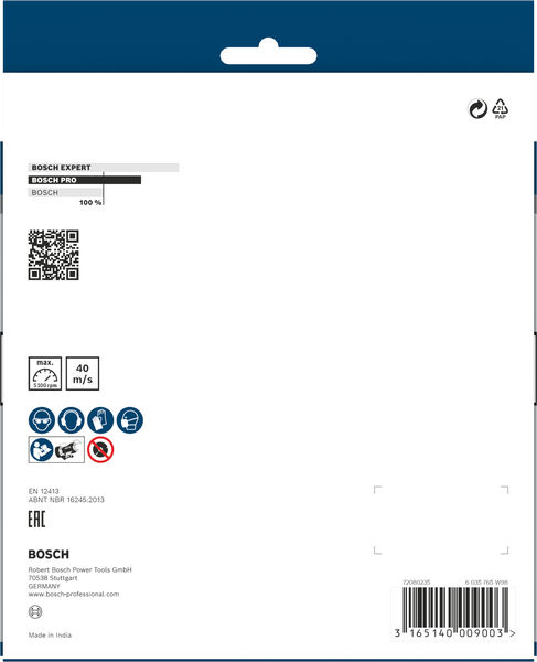 BOSCH PRO Metal Schleifscheibe, 150 x 20 x 20 mm, G60 BOSCH PRO Metal Schleifscheibe, 150 x 20 x 20 mm, G60