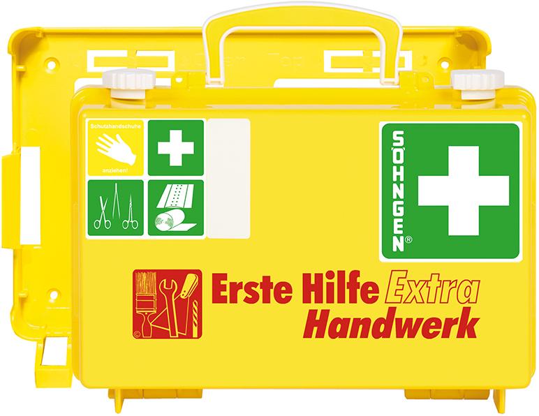 N.A. Erste-Hilfe-Koffer Extra Handwerk,DIN 13157,gelb