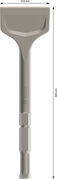 BOSCH PRO HEX 22-5C Spatmeißel, 115 x 400 mm