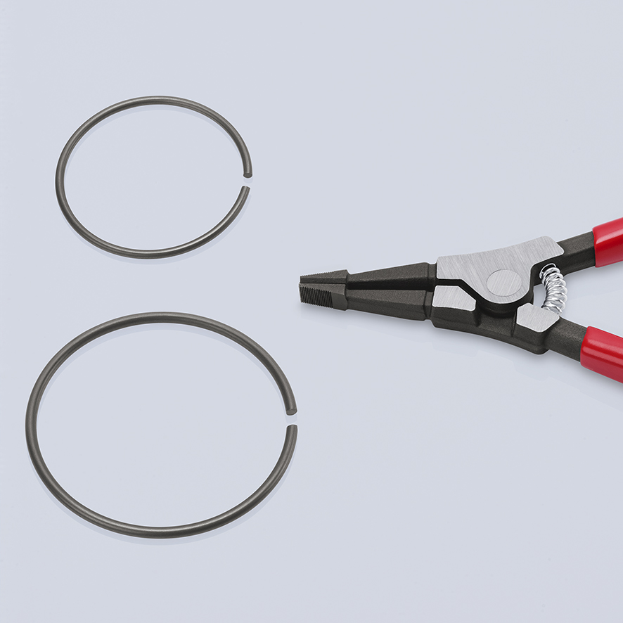 KNIPEX KNIPEX 45 11 170 Montagezange für Sprengringe auf Wellen 170 mm brüniert mit Kunststoff überzogen KNIPEX KNIPEX 45 11 170 Montagezange für Sprengringe auf Wellen 170 mm brüniert mit Kunststoff überzogen