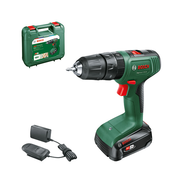 BOSCH Akku-Bohrschrauber EasyImpact 18V-38, 1 x Akku PBA 18V 2.0Ah, Tragekoffer BOSCH Akku-Bohrschrauber EasyImpact 18V-38, 1 x Akku PBA 18V 2.0Ah, Tragekoffer
