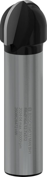 BOSCH PRO Hohlkehlfräser, R 8, Schaft 12 mm