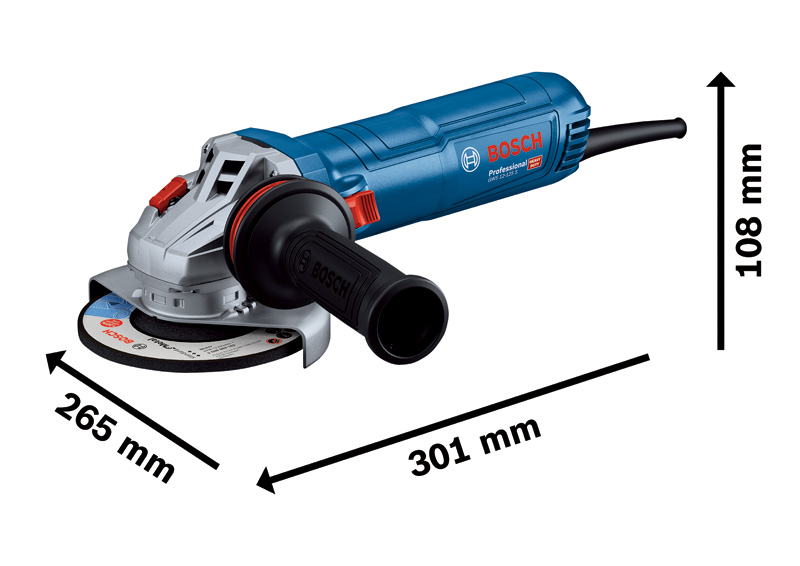 BOSCH Winkelschleifer GWS 12-125 S, mit Schutzhaube
