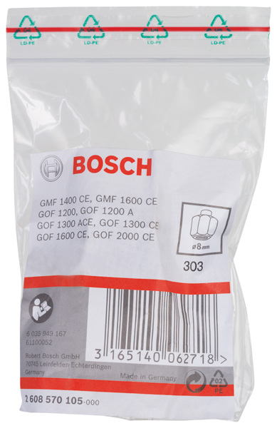 BOSCH Spannzange, 8 mm, 24 mm