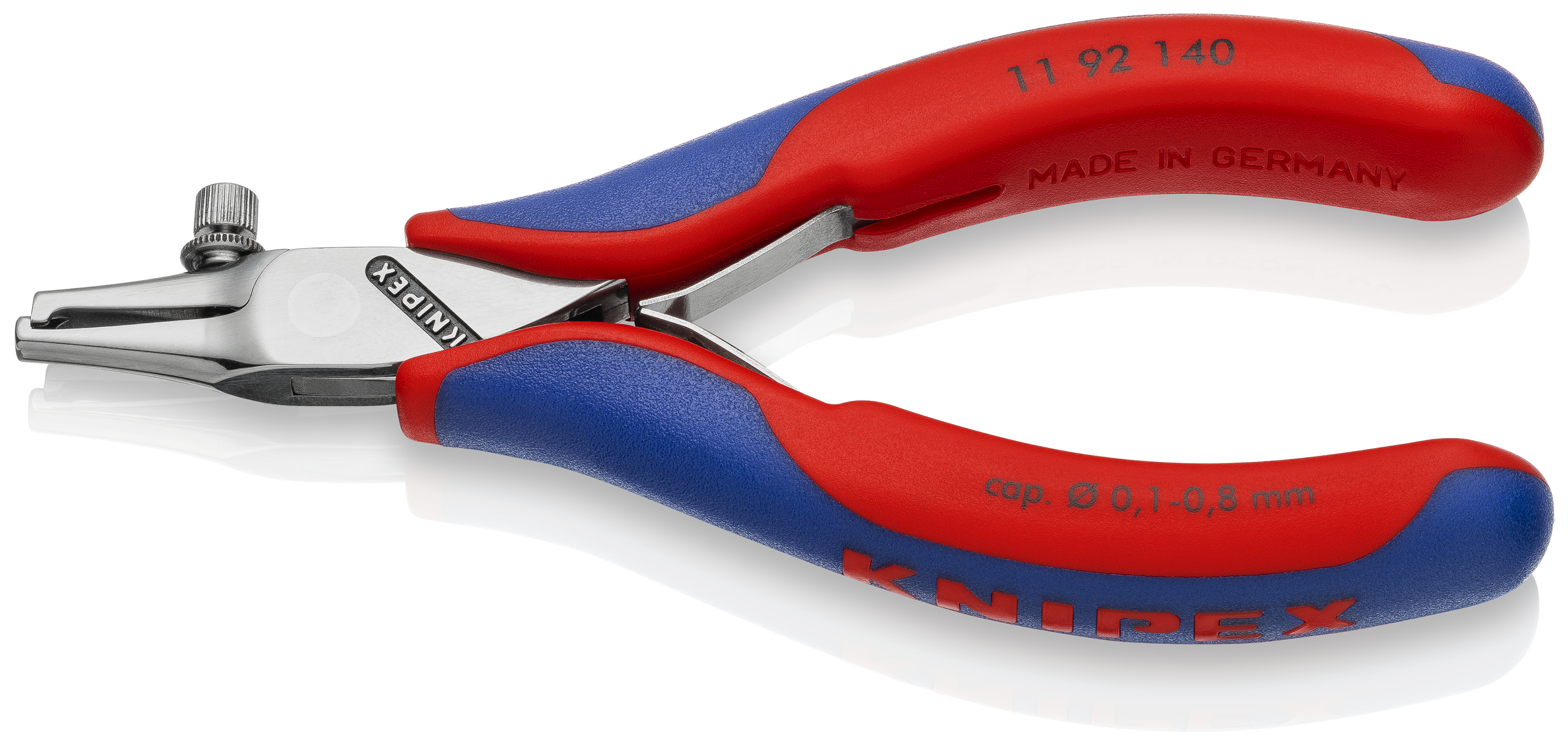 KNIPEX KNIPEX 11 92 140 Elektronik-Abisolierzange 140 mm mit Mehrkomponenten-Hüllen spiegelpoliert KNIPEX KNIPEX 11 92 140 Elektronik-Abisolierzange 140 mm mit Mehrkomponenten-Hüllen spiegelpoliert