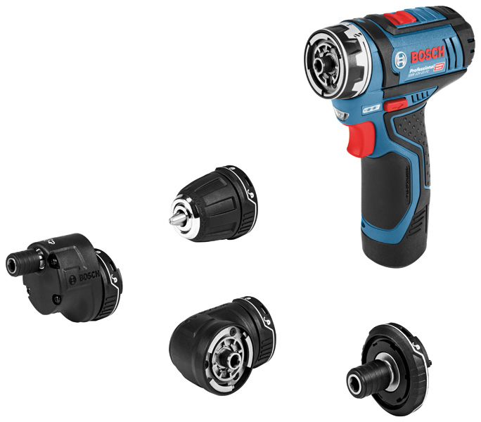 BOSCH Akku-Bohrschrauber GSR 12V-15 FC, Solo Version, 1 Aufsatz, L-BOXX BOSCH Akku-Bohrschrauber GSR 12V-15 FC, Solo Version, 1 Aufsatz, L-BOXX