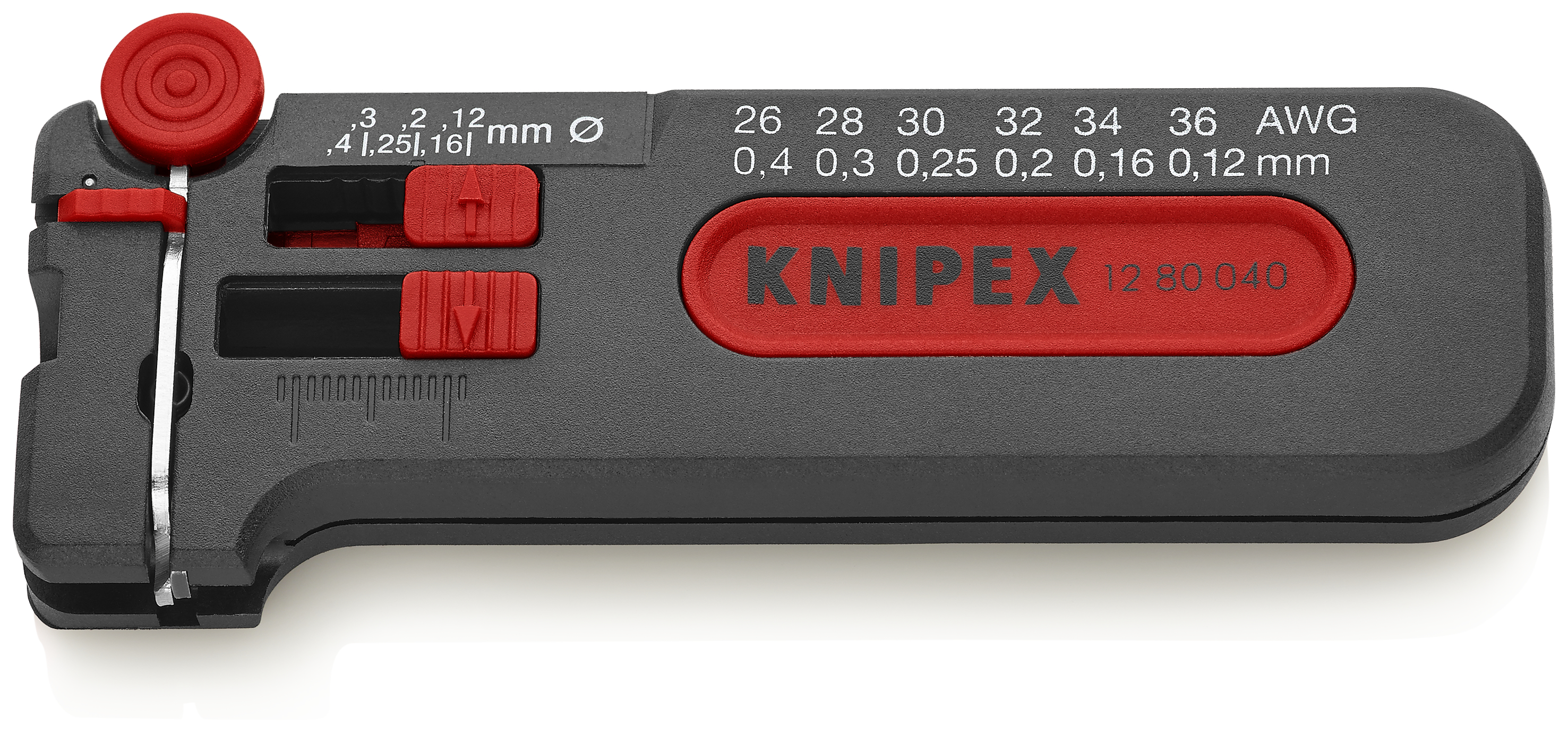KNIPEX KNIPEX 12 80 040 SB Mini-Abisolierwerkzeug 100 mm