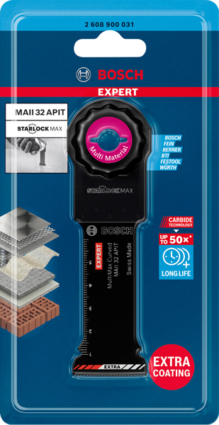 BOSCH EXPERT MultiMax MAII 32 APIT Blatt für Multifunktionswerkzeuge, 32 mm