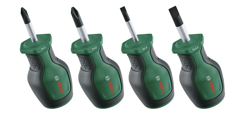 BOSCH Handwerkzeuge Schraubendreher-Set, kurz 4-tlg.