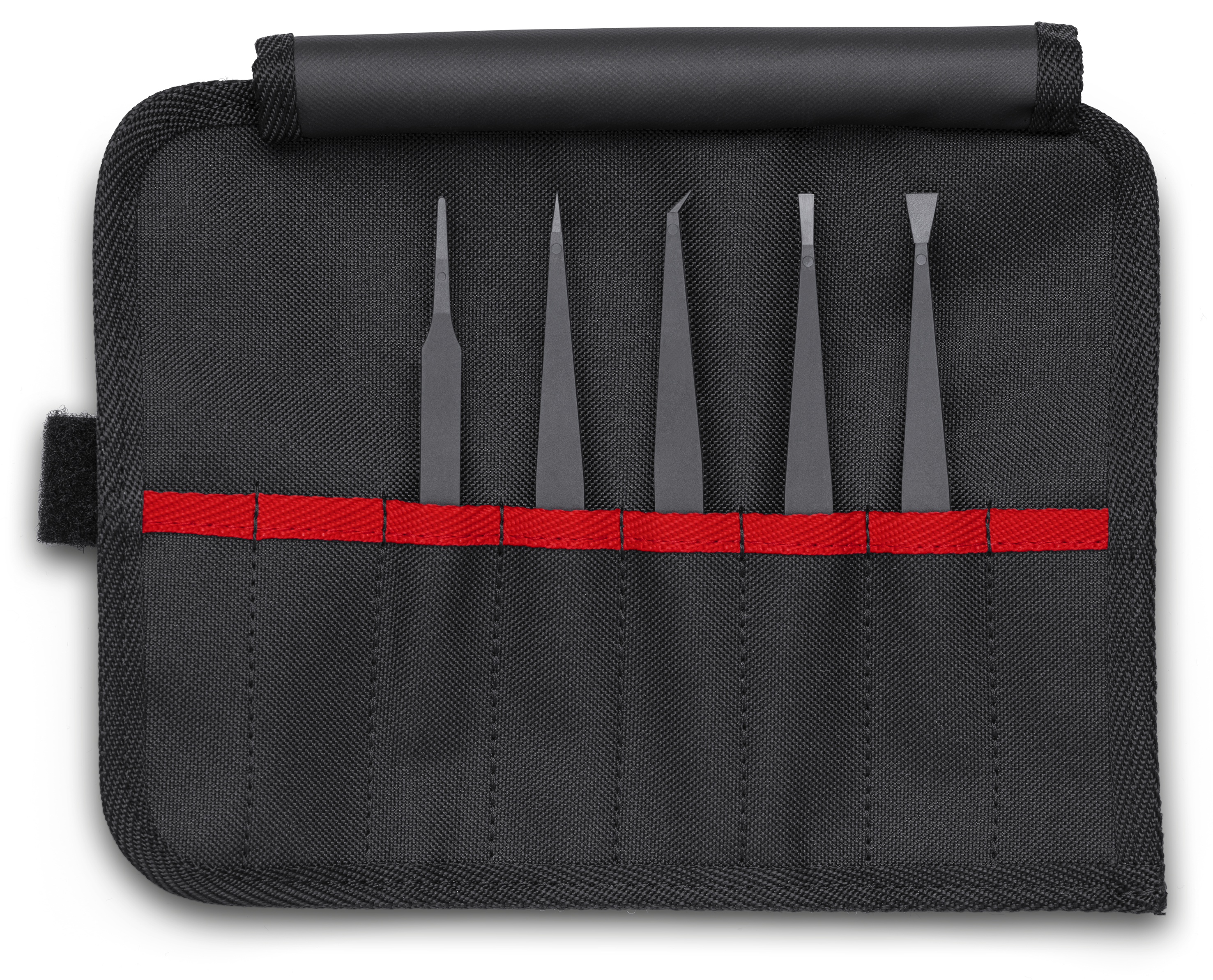 KNIPEX KNIPEX 92 00 05 ESD Kunststoffpinzetten-Set ESD 5-teilig 90 mm