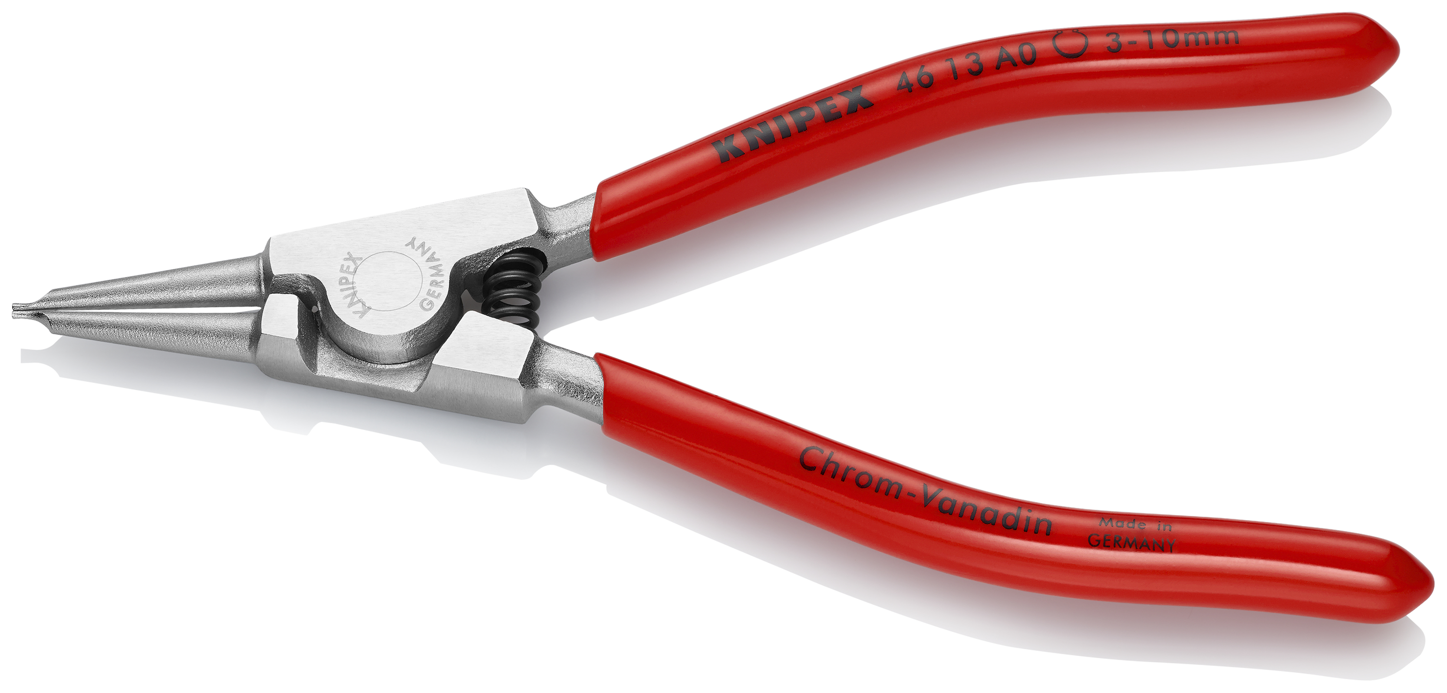 KNIPEX KNIPEX 46 13 A0 Sicherungsringzange für Außenringe auf Wellen 140 mm verchromt mit Kunststoff überzogen