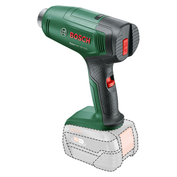 BOSCH Akku-Heißluftgebläse EasyHeat 18V-500 BOSCH Akku-Heißluftgebläse EasyHeat 18V-500