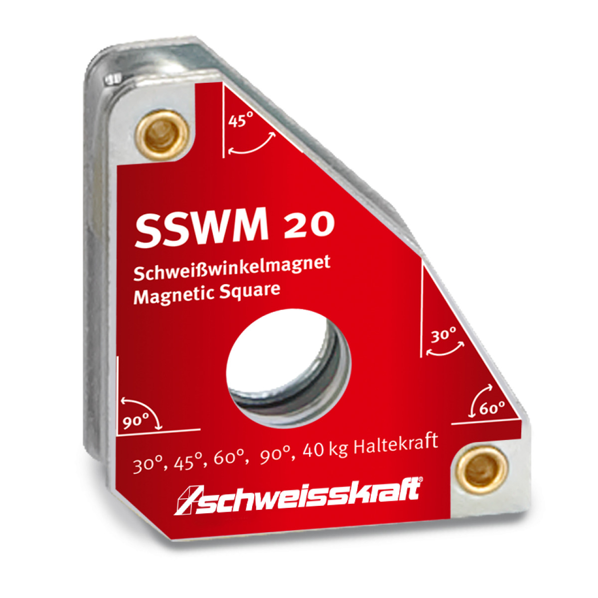Schweisskraft Permanent-Schweißwinkelmagnet SSWM 20 Schweisskraft Permanent-Schweißwinkelmagnet SSWM 20