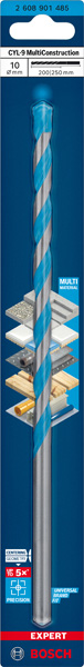 BOSCH EXPERT CYL-9 Multi Construction Bohrer, 10x200x250 mm BOSCH EXPERT CYL-9 Multi Construction Bohrer, 10x200x250 mm