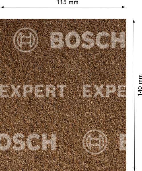 BOSCH EXPERT N880 Vliespad, 115x140mm, Extra Cut A