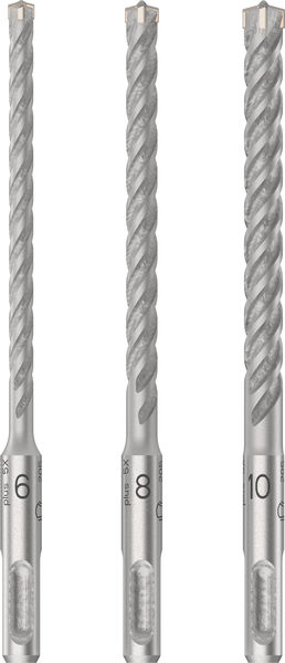 BOSCH PRO SDS plus-5X Hammerbohrer-Set, 6/8/10 mm, 3-tlg. BOSCH PRO SDS plus-5X Hammerbohrer-Set, 6/8/10 mm, 3-tlg.
