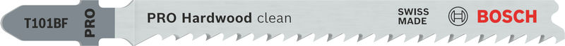 BOSCH PRO Hardwood clean T101BF Stichsägeblatt, 100 mm, 3-tlg. BOSCH PRO Hardwood clean T101BF Stichsägeblatt, 100 mm, 3-tlg.